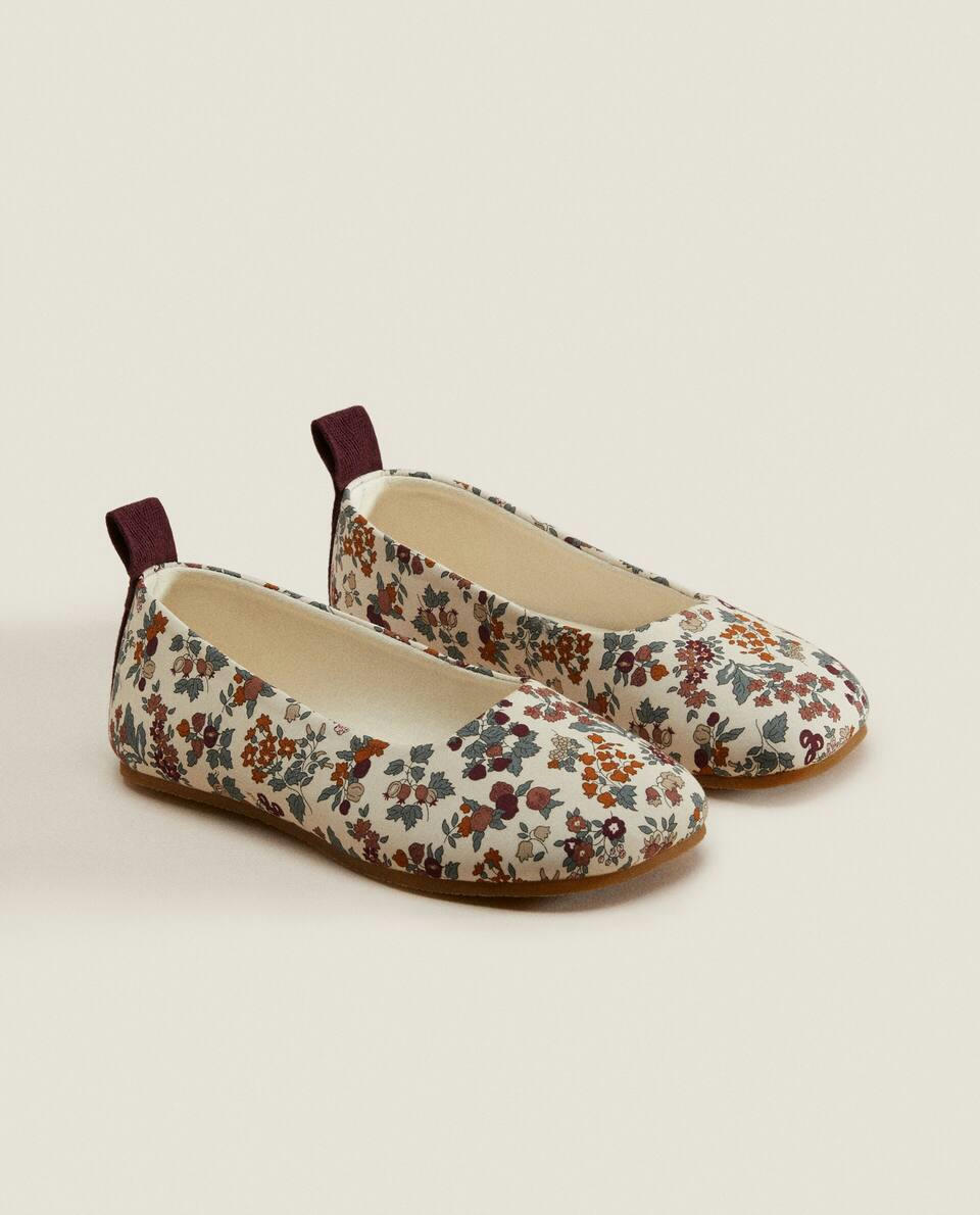 MADE IN LIBERTY FABRIC CHILDREN'S BALLET FLATS