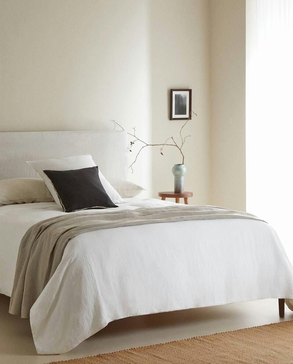 (140 GxM2) WASHED LINEN DUVET COVER