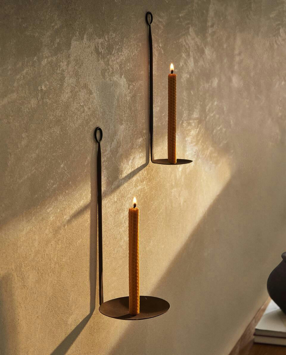 IRON HANGING CANDLEHOLDER