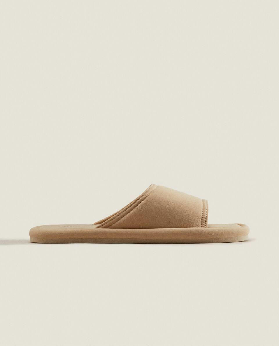 TECHNICAL FABRIC OPEN SLIPPERS