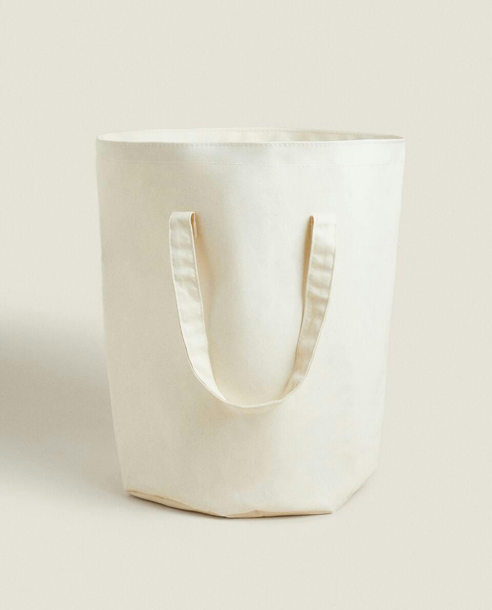 ROUND LAUNDRY BASKET WITH HANDLES
