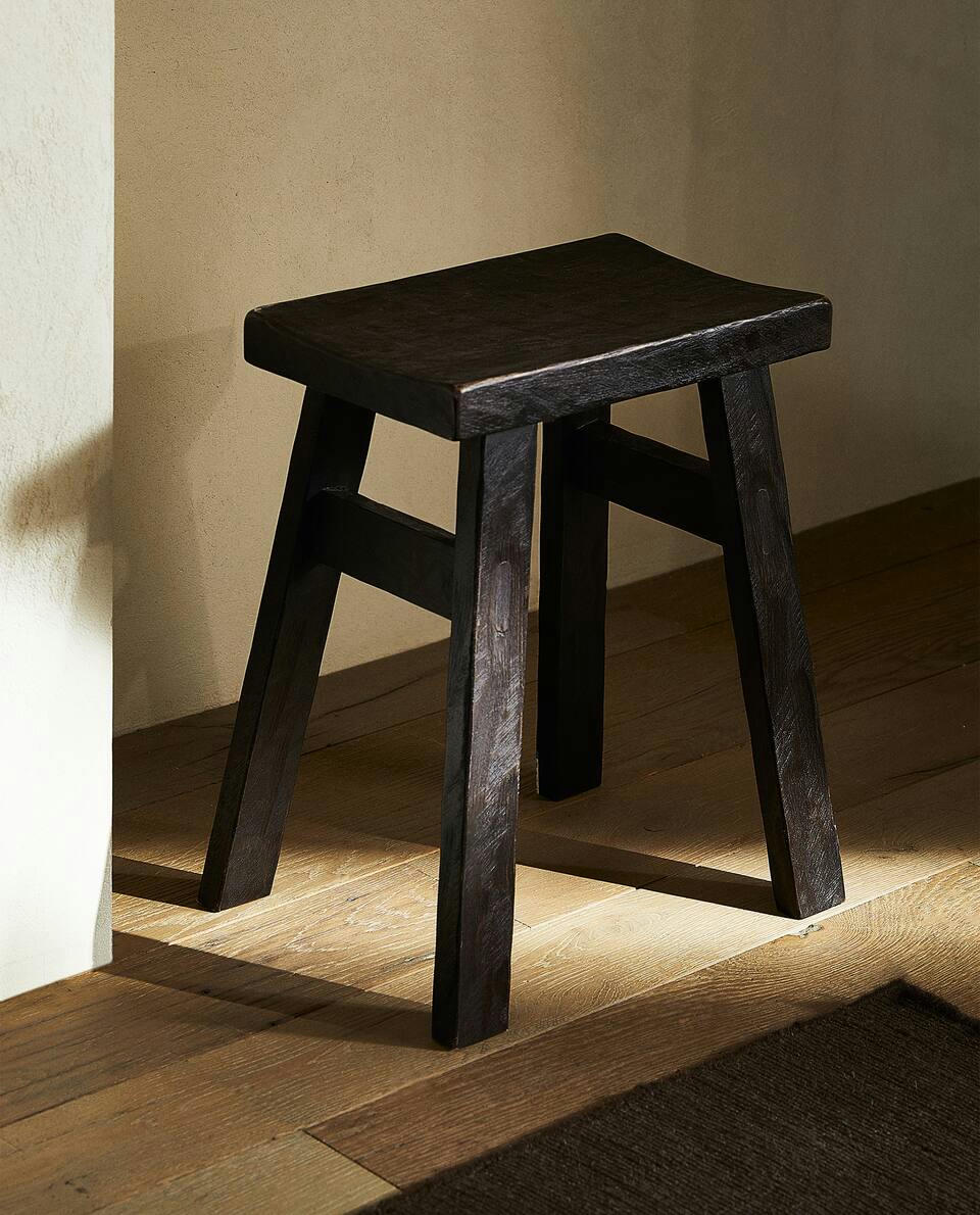 IRREGULAR TEXTURED LOW STOOL
