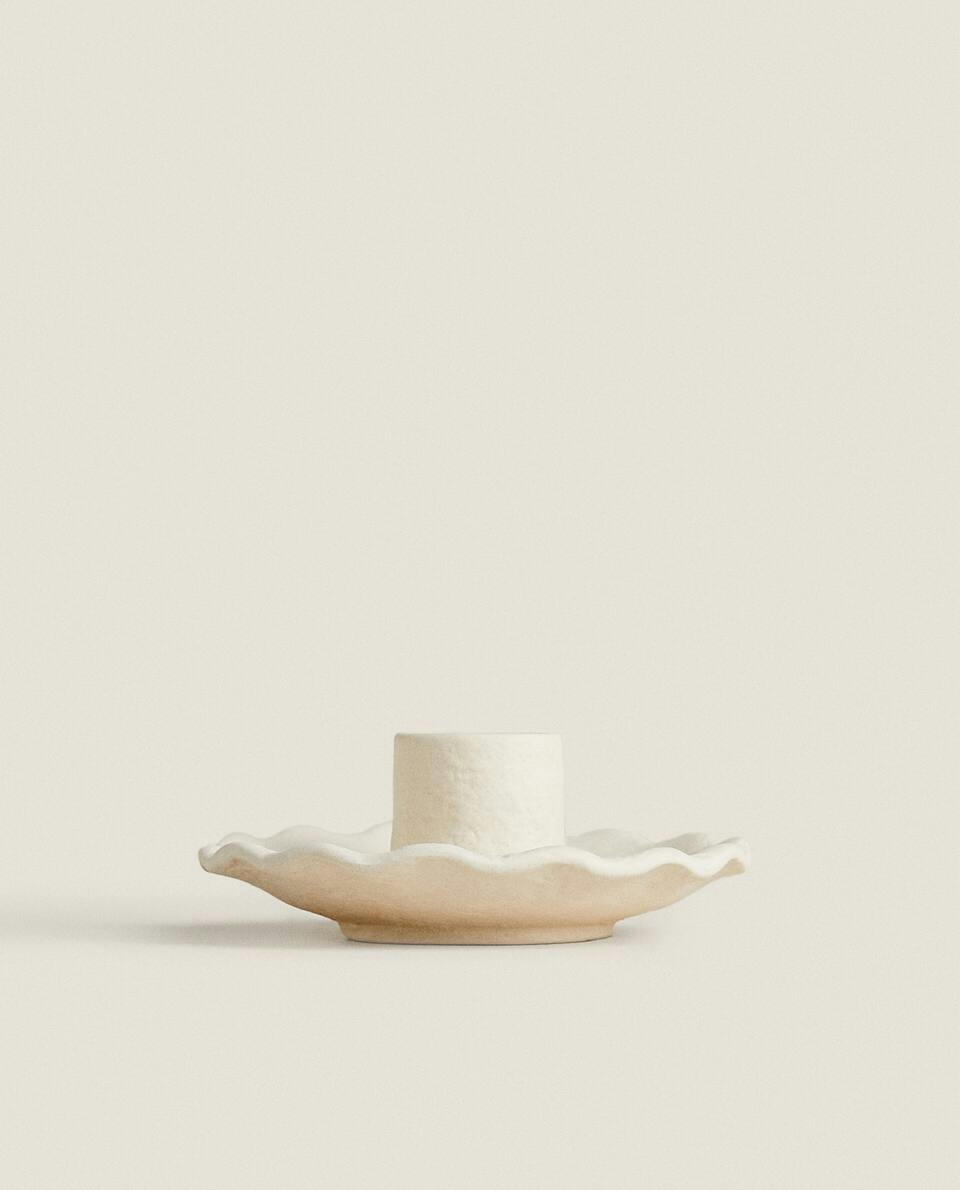 ROUGH-TEXTURE CANDLESTICK