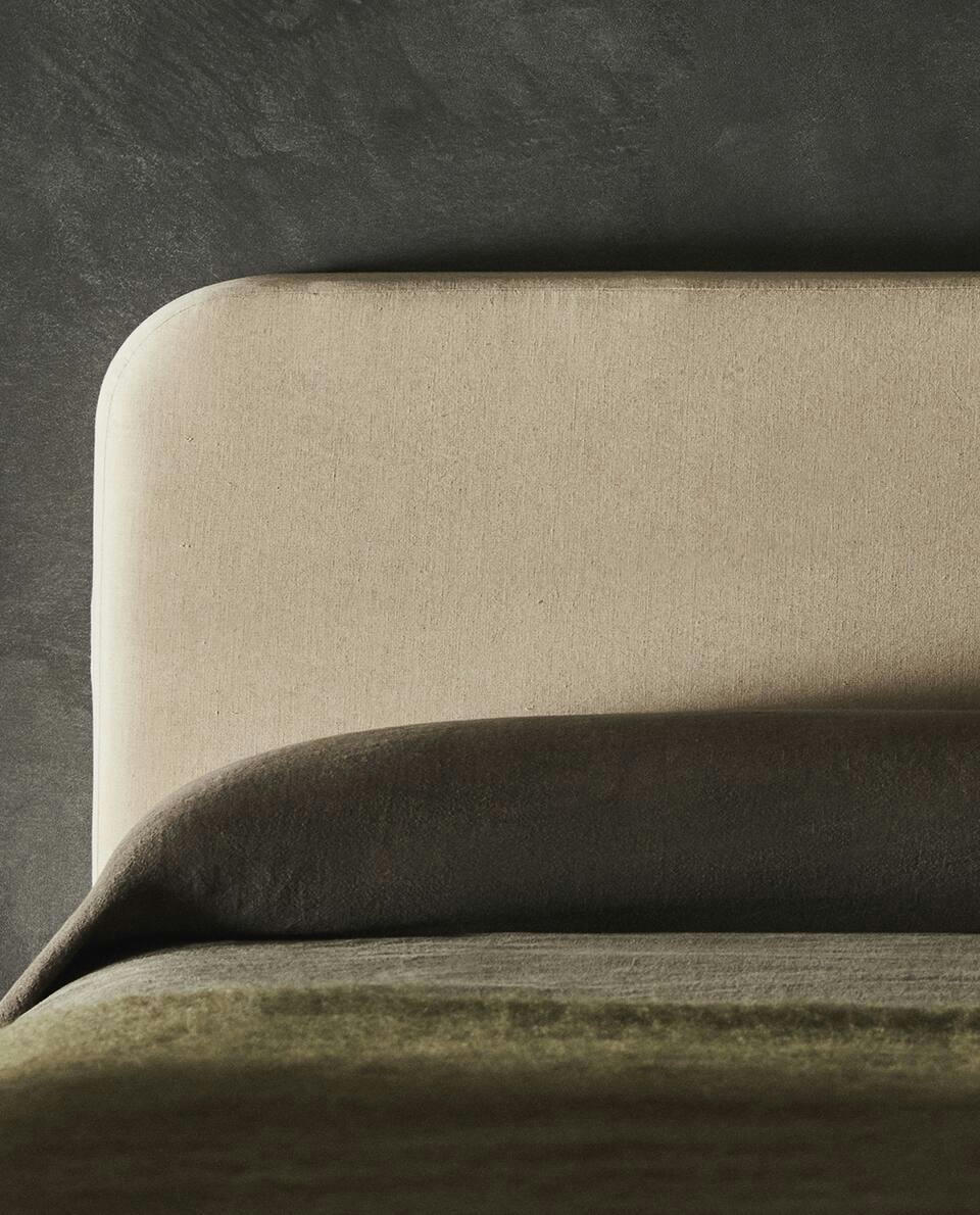 LINEN HEADBOARD (BED 90 CM)