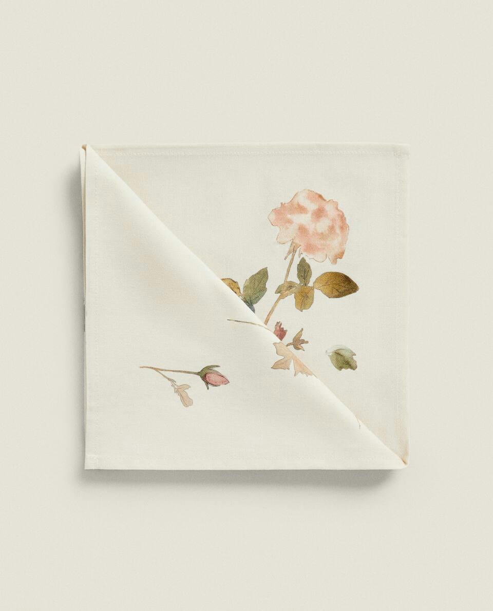 FLORAL COTTON NAPKINS (PACK OF 2)
