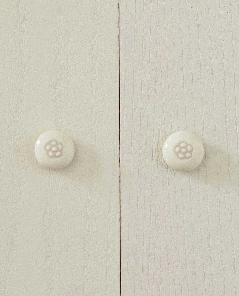 FLOWER DOOR KNOB (PACK OF 2)