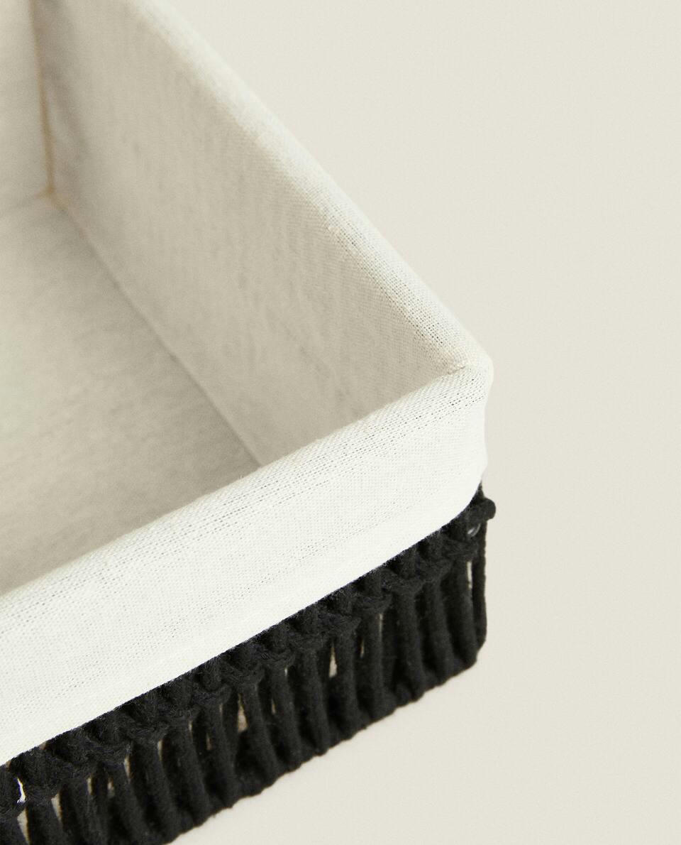 COTTON LINED BASKETS