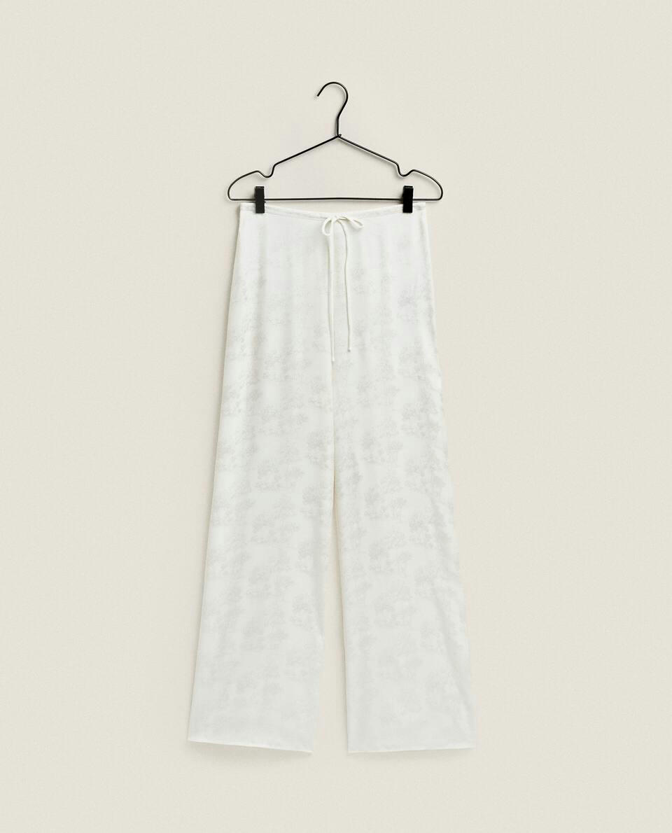JACQUARD TROUSERS