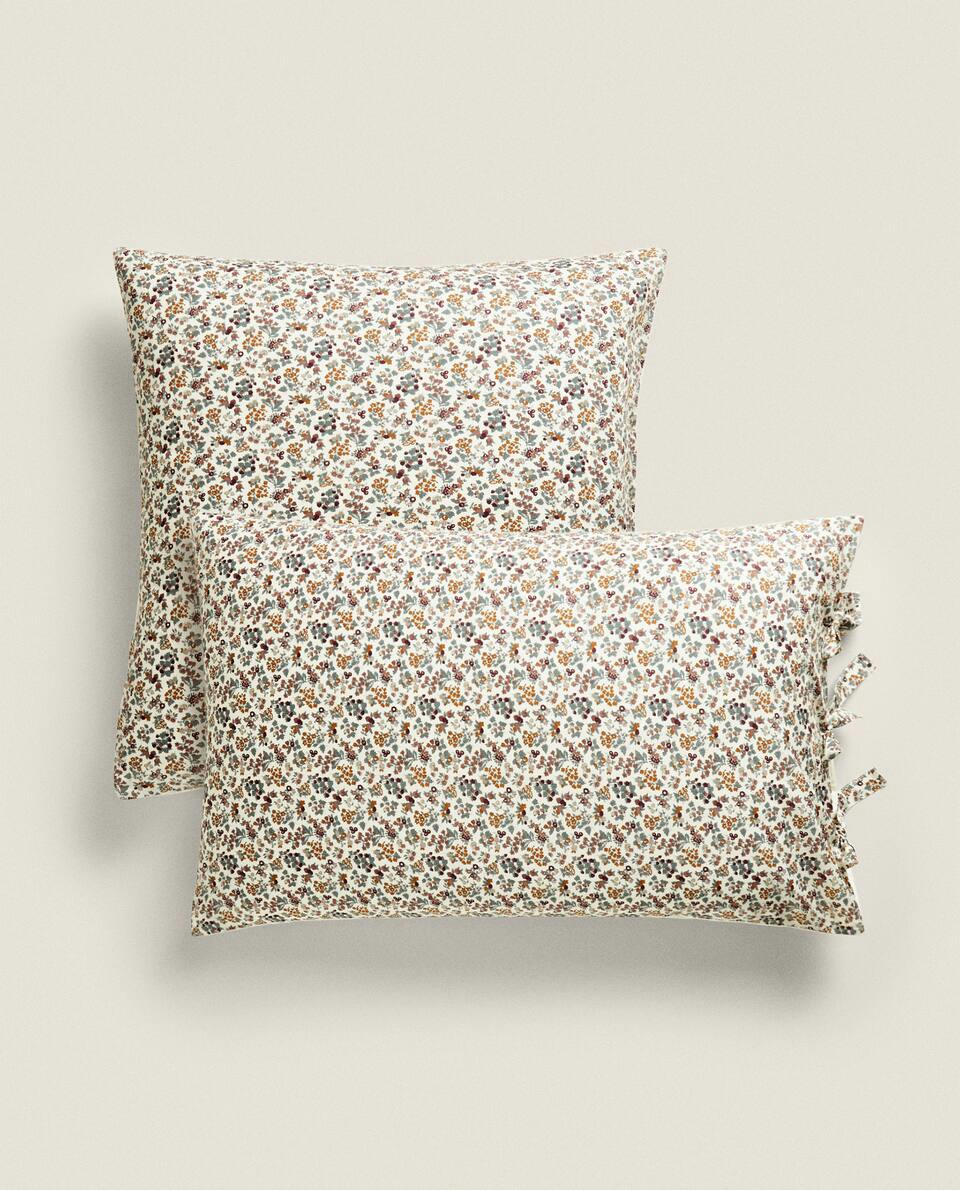 FLORAL PRINT FABRIC CHILDREN’S PILLOWCASE