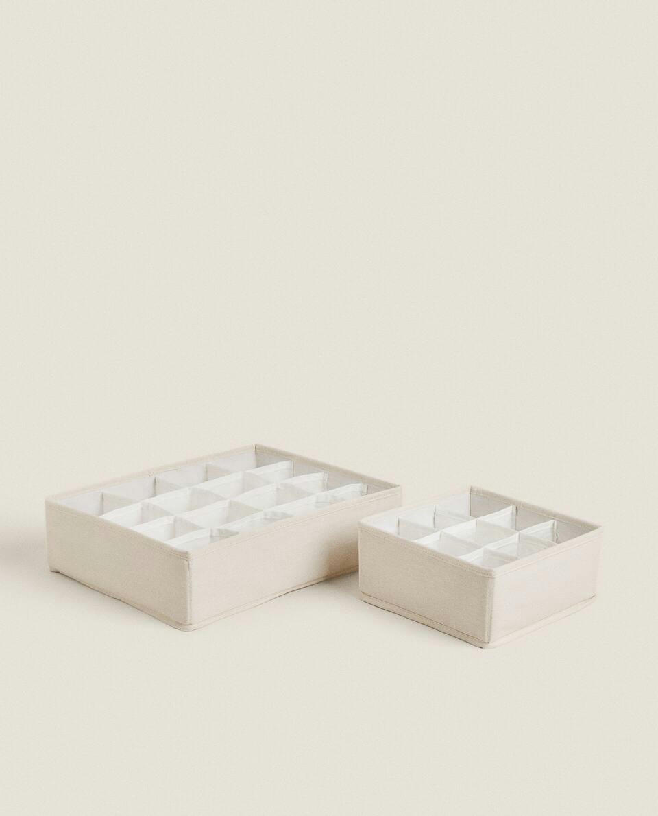 ORGANISER BASKET WITH COMPARTMENTS