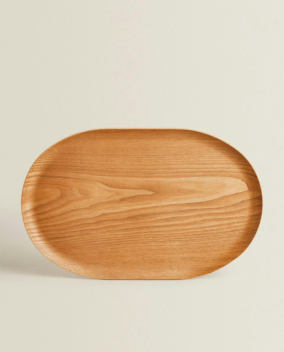 OVAL WOOD TRAY