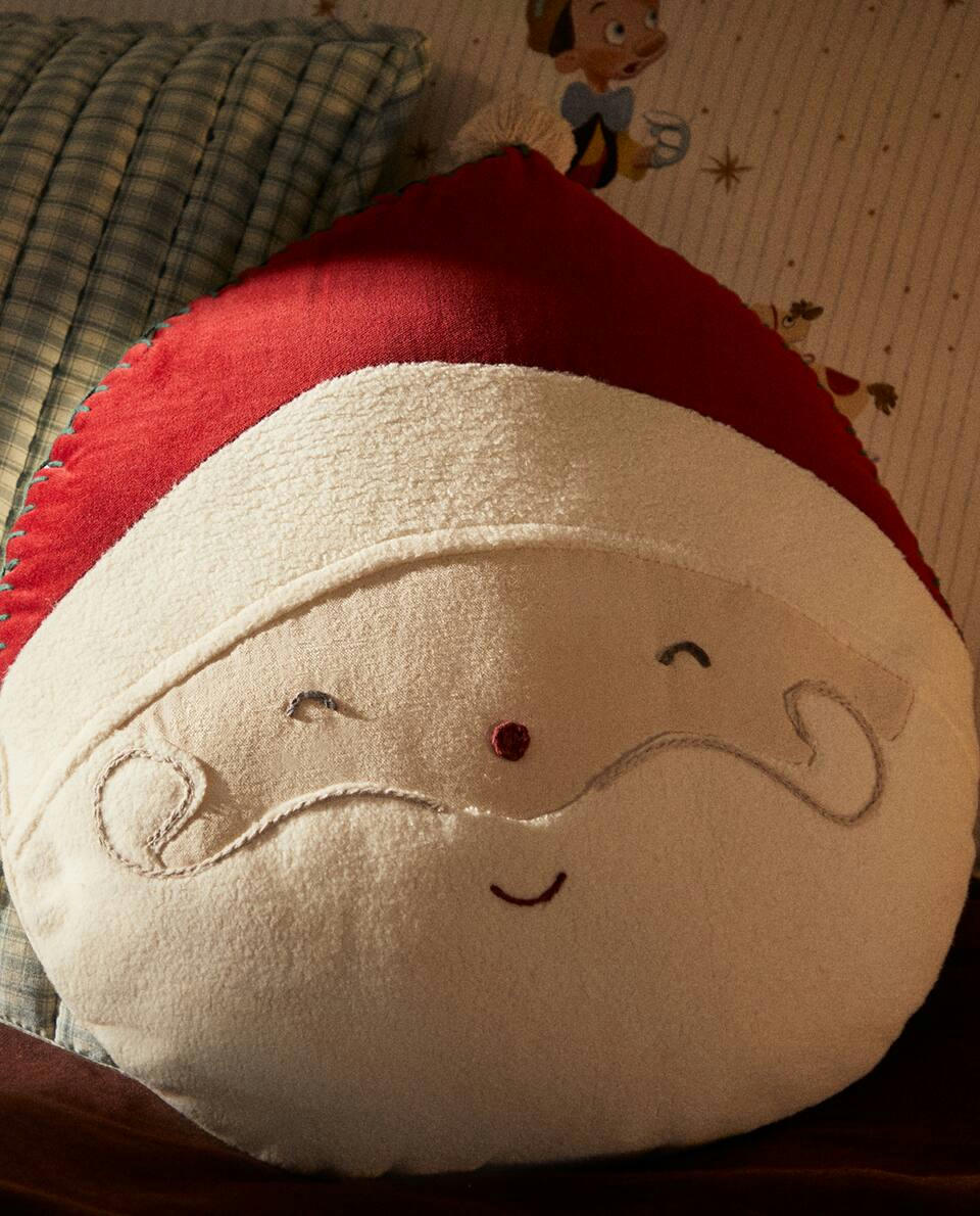 CHILDREN’S FATHER CHRISTMAS CUSHION