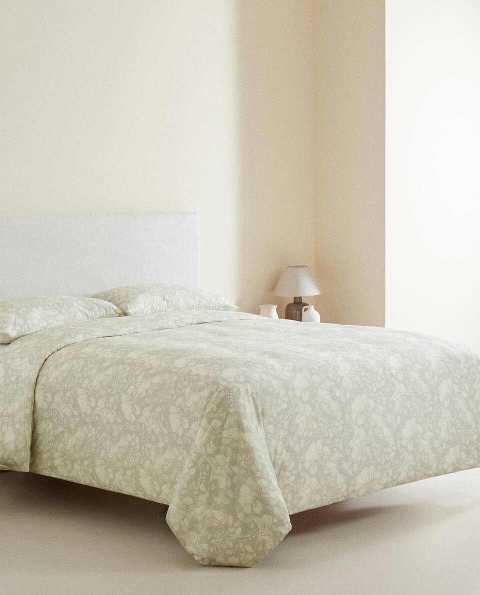 FLORAL PRINT DUVET COVER