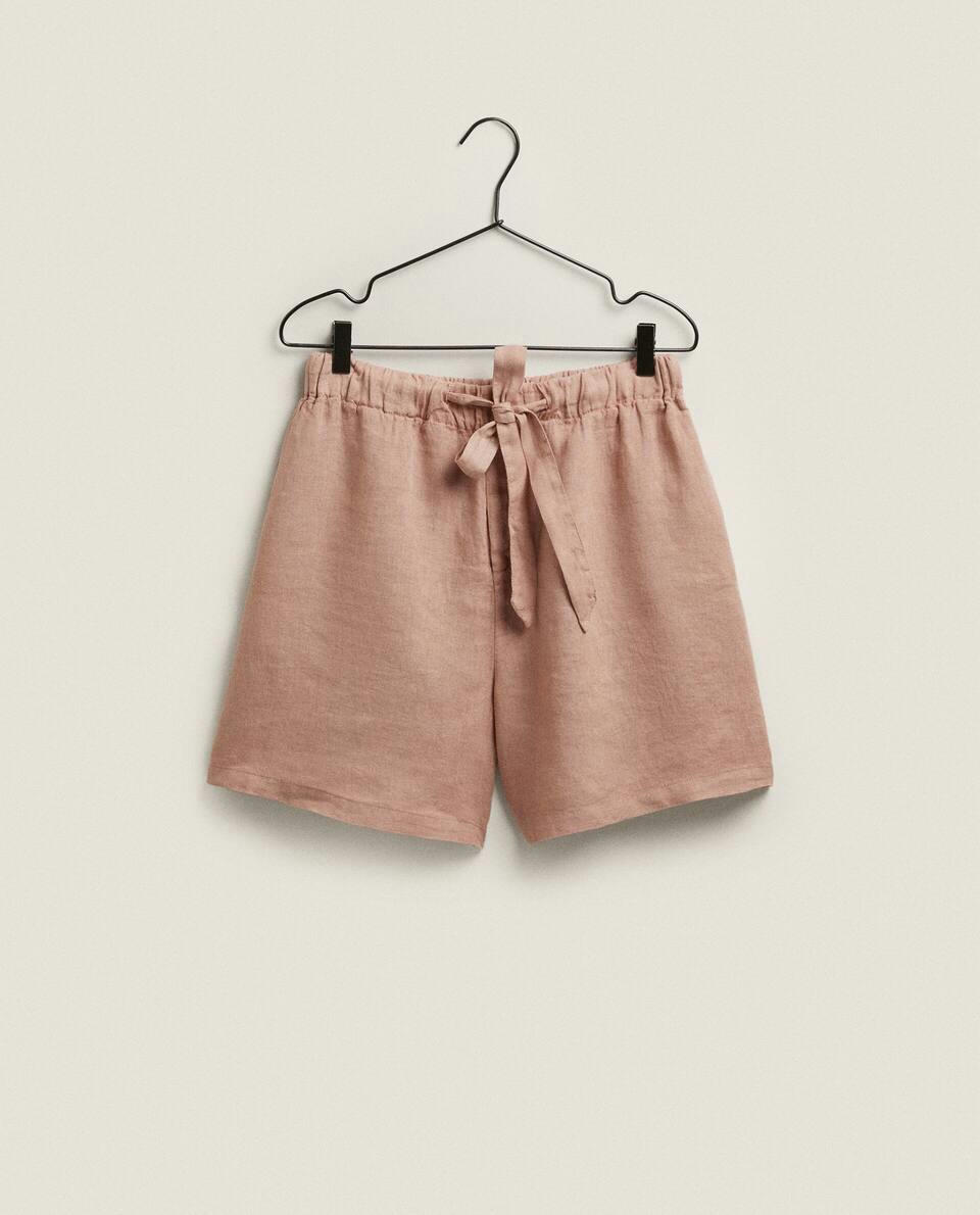LINEN SHORTS