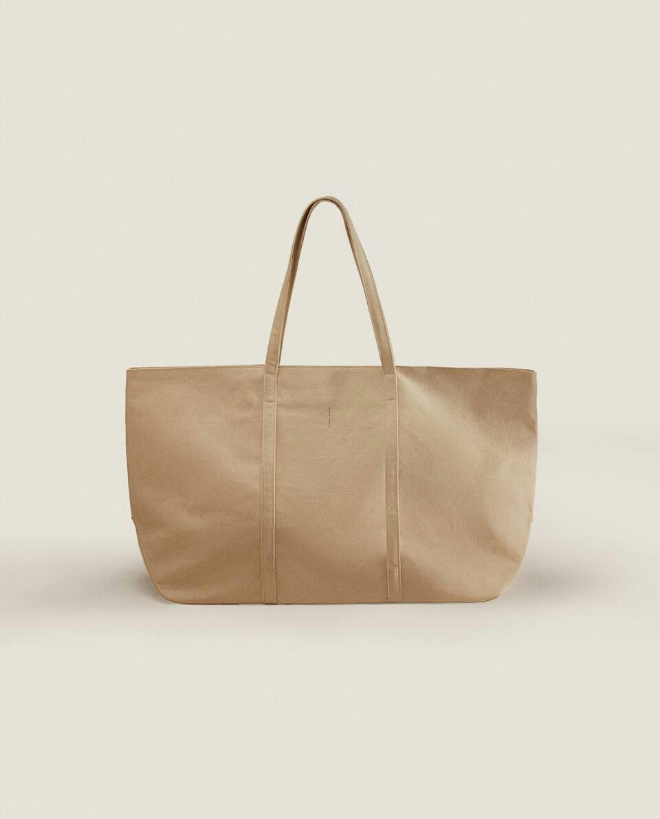 LARGE FABRIC TOTE BAG