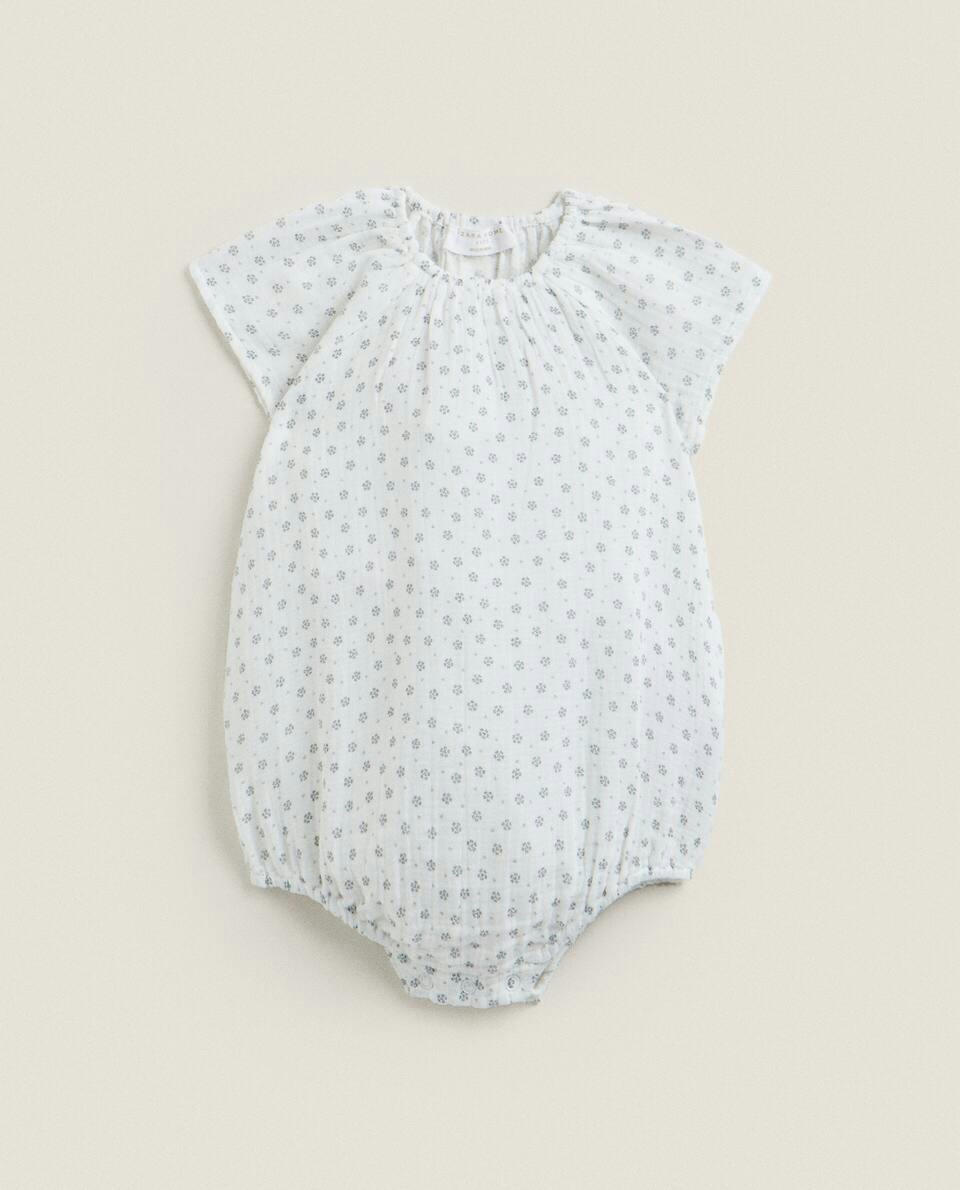 FLORAL PRINT BODYSUIT