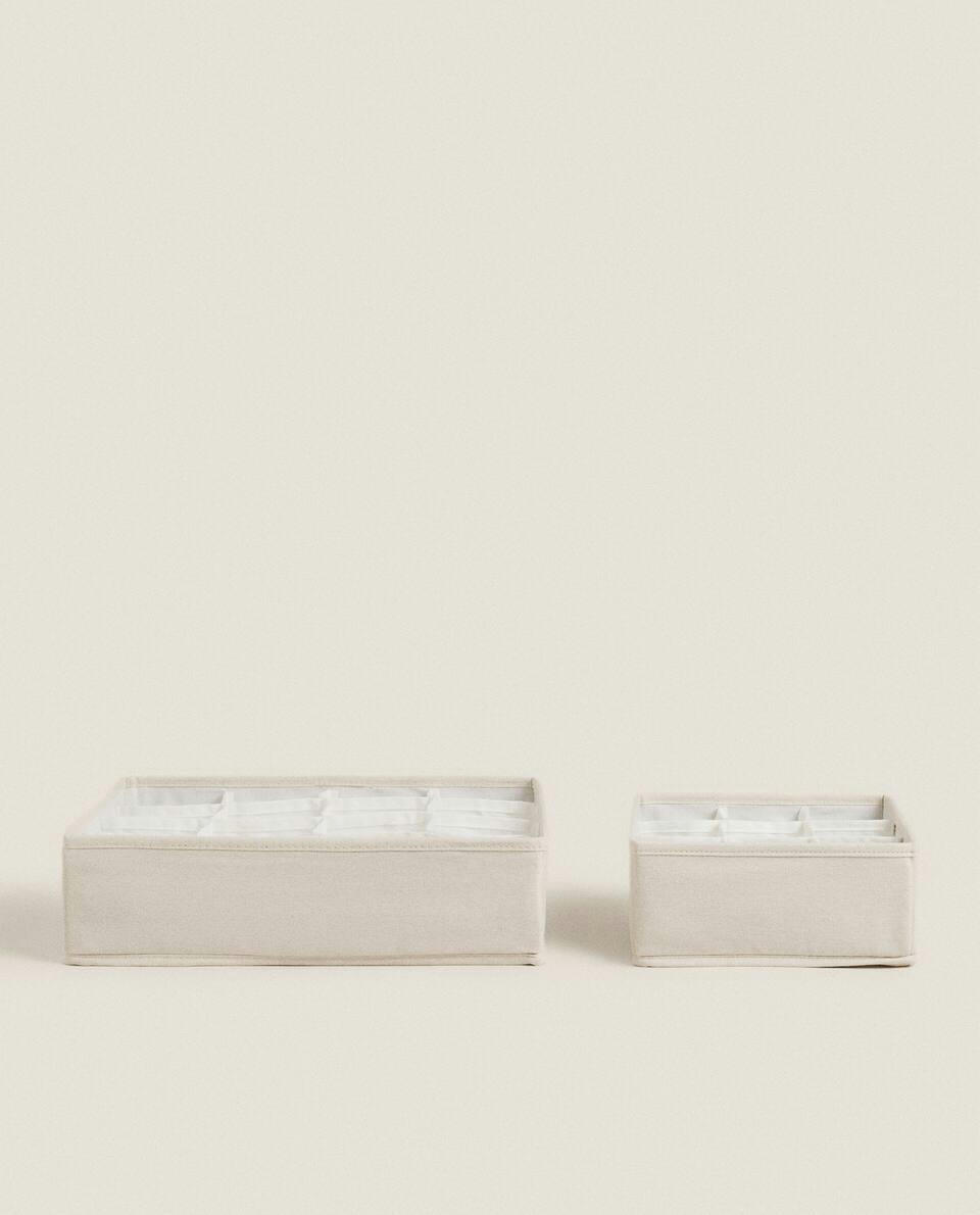 ORGANISER BASKET WITH COMPARTMENTS