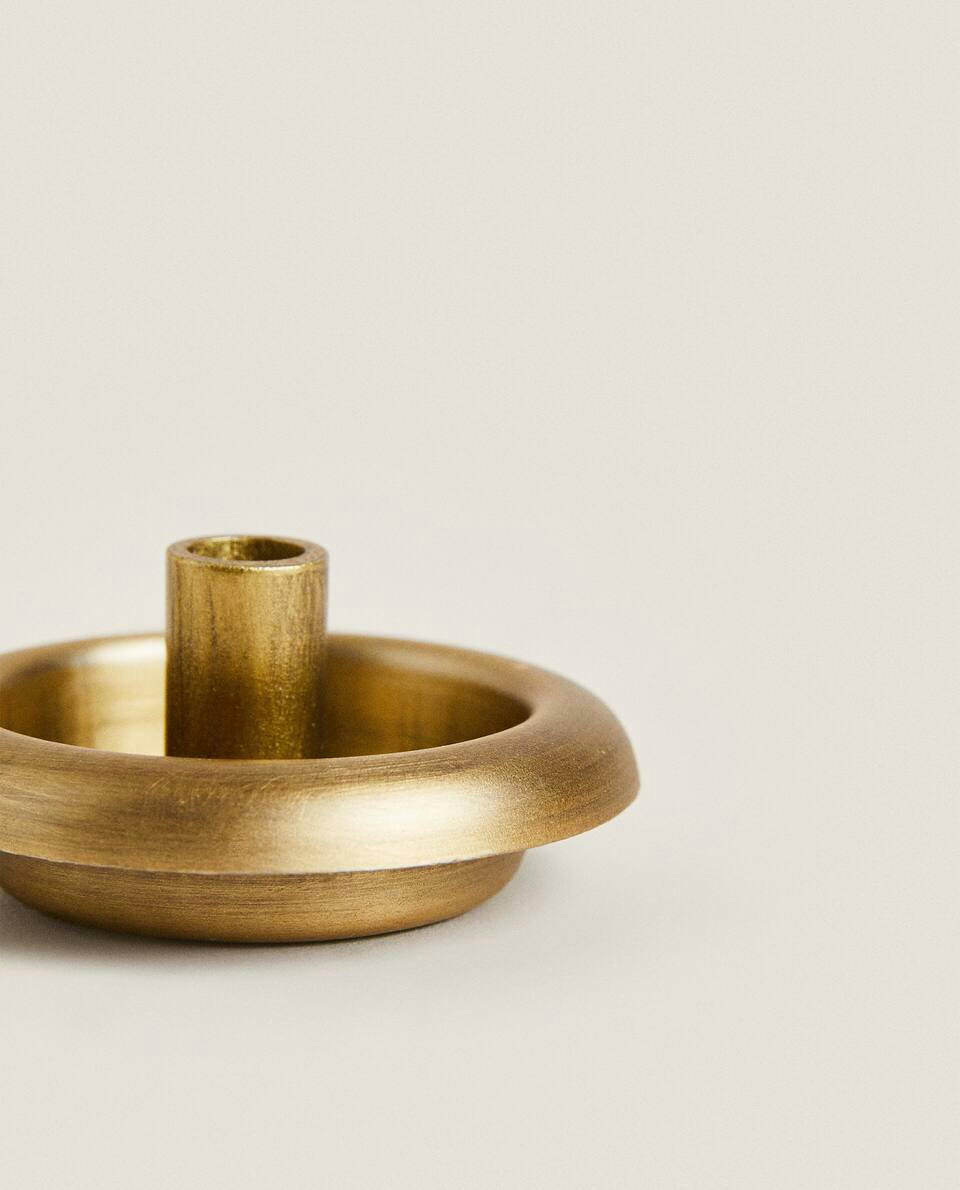 GOLD TEALIGHT HOLDER