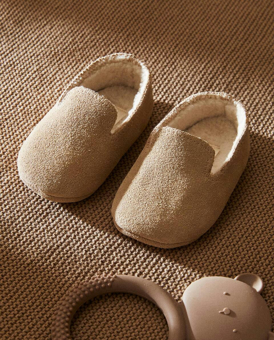 WARM LEATHER LOAFER BOOTIES