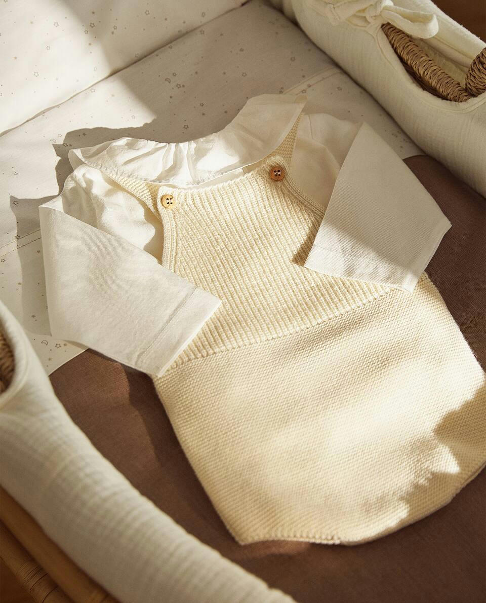 COTTON DUNGAREES WITH SILK