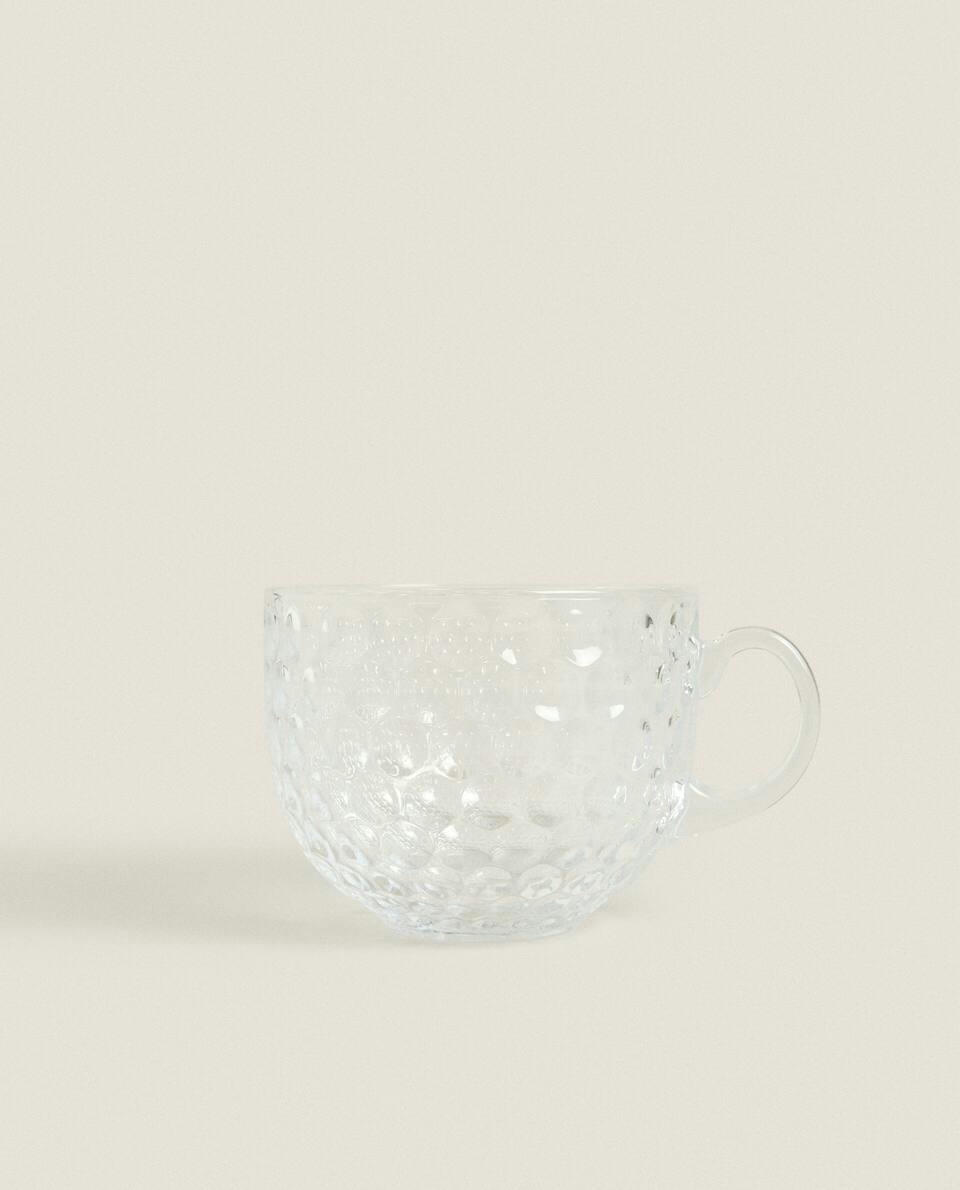 COFFEE MUG WITH RAISED DESIGN
