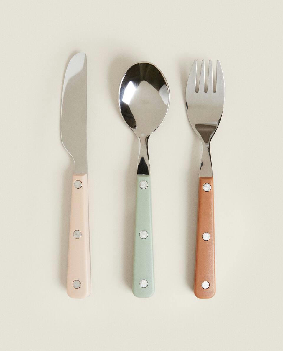 PASTEL CHILDREN'S CUTLERY SET