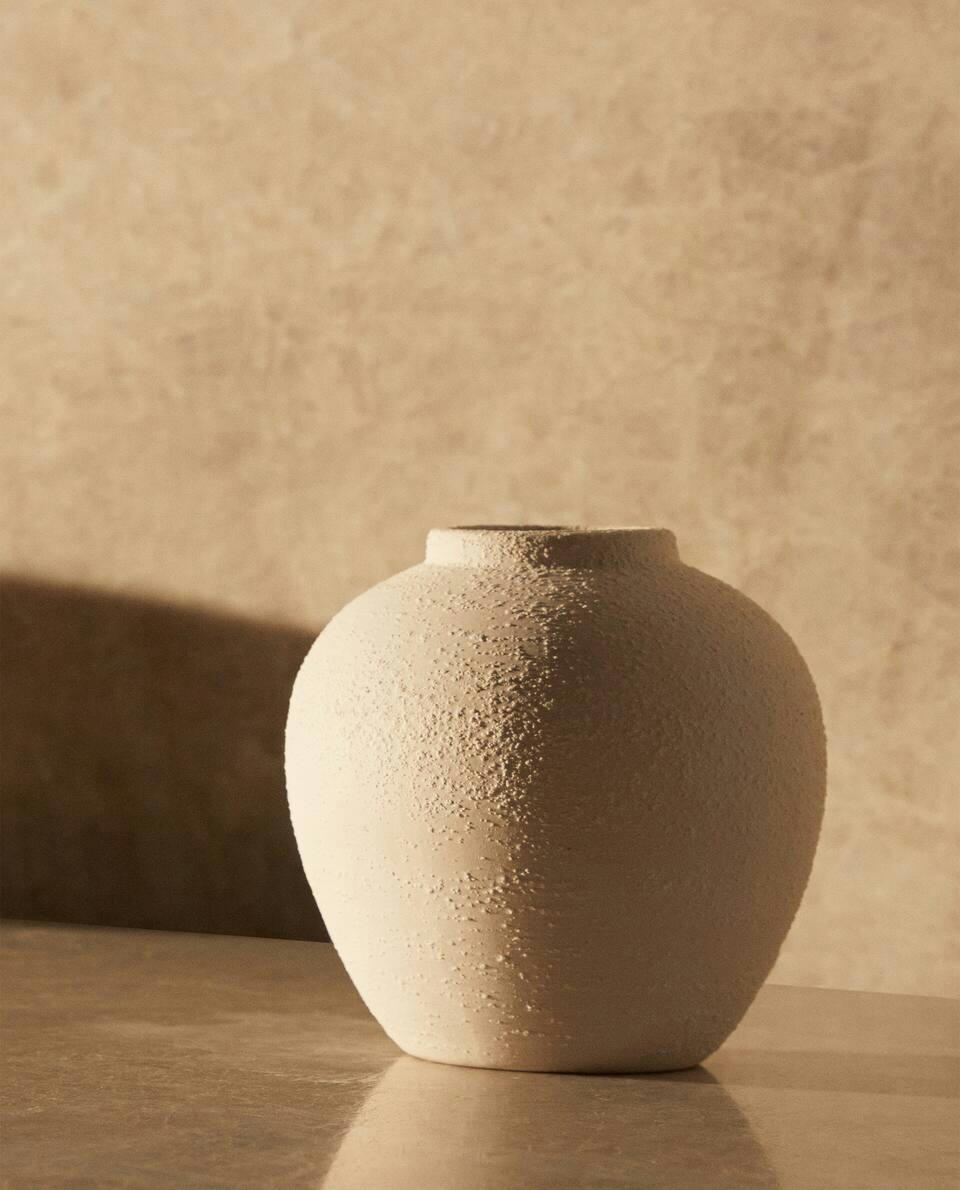 ROUGH EARTHENWARE VASE