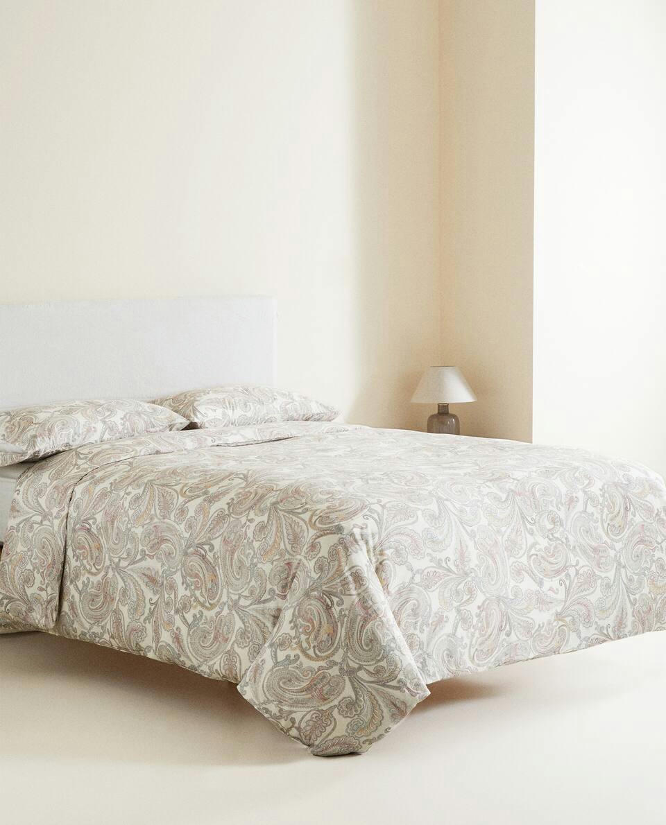 PAISLEY PRINT DUVET COVER