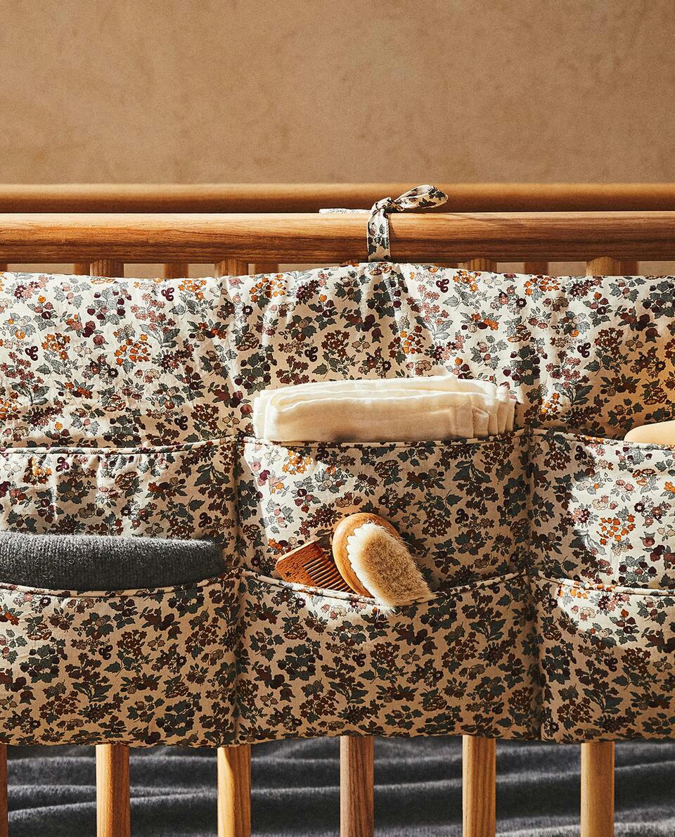 FLORAL PRINT FABRIC CHILDREN’S ORGANISER