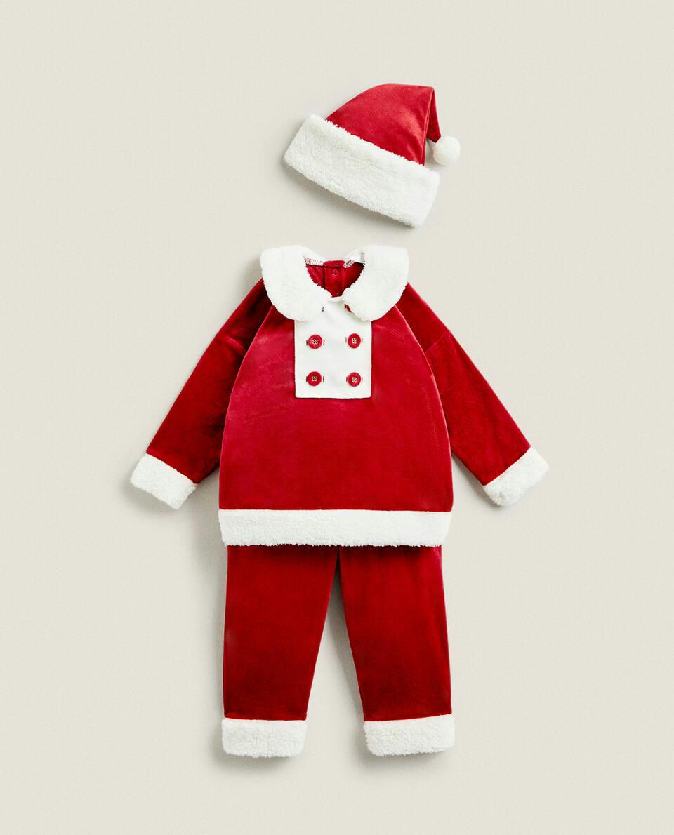 CHILDREN’S FATHER CHRISTMAS SET OF PYJAMAS
