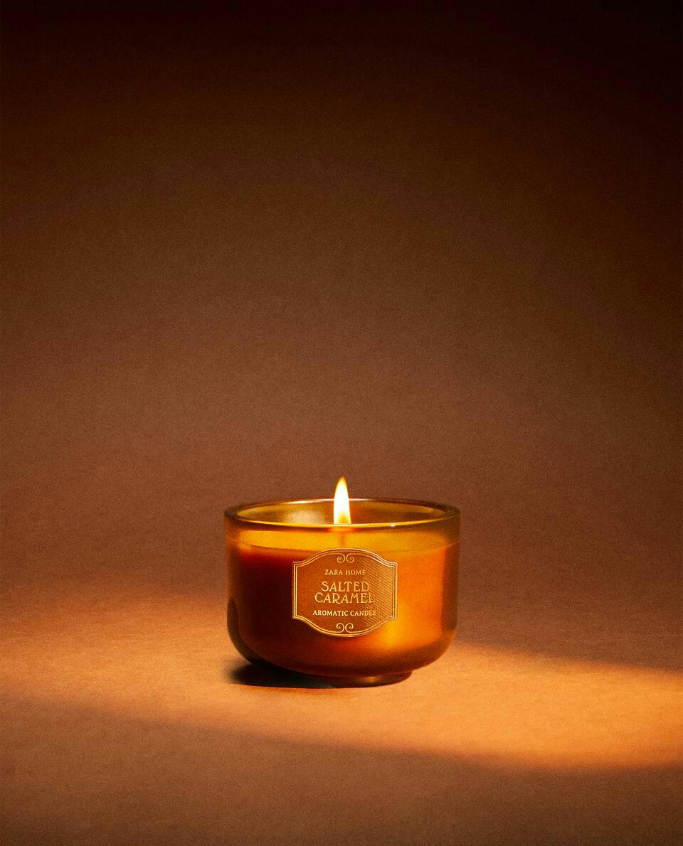 SALTED CARAMEL SCENTED CANDLES