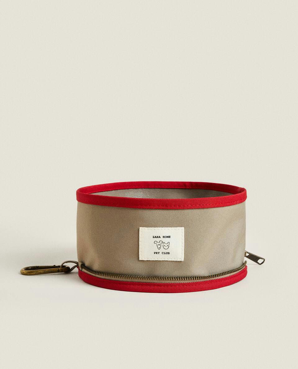 LARGE PORTABLE PET FOOD BOWL