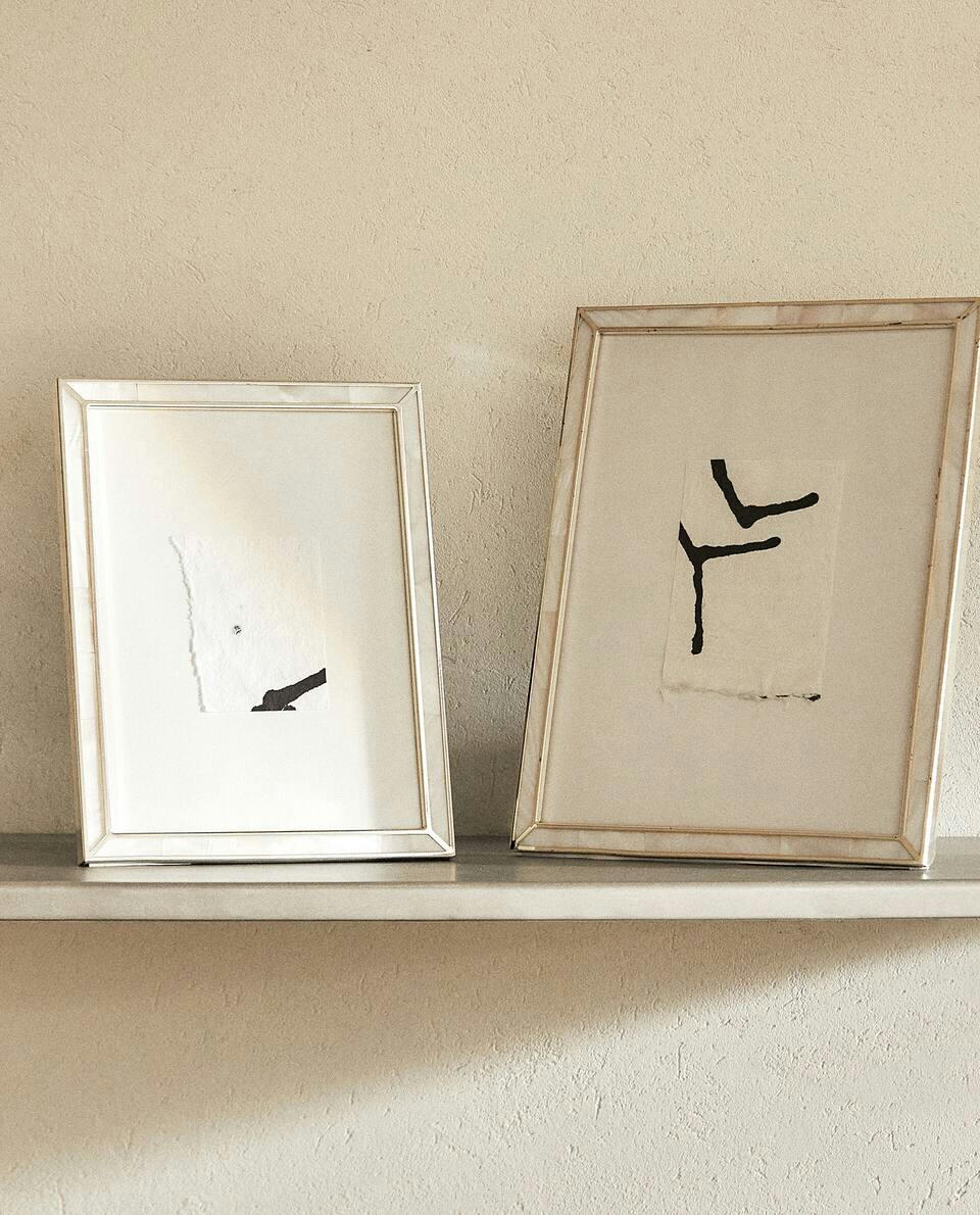 FINE-EDGE MOTHER-OF-PEARL FRAME