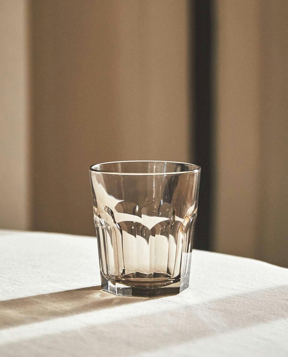 COLOURED GLASSWARE SET