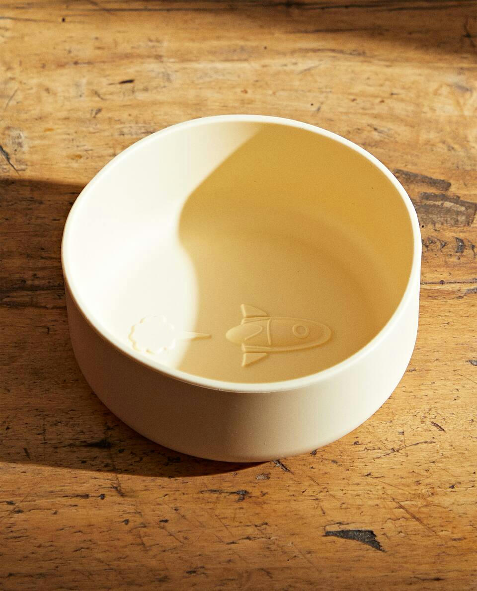 SILICONE BOWL WITH ROCKETS