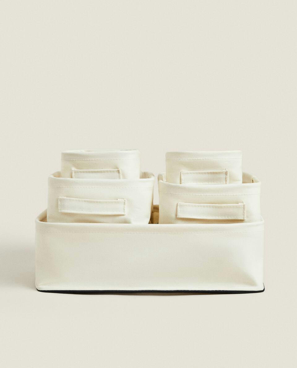 COTTON ORGANISER BOX