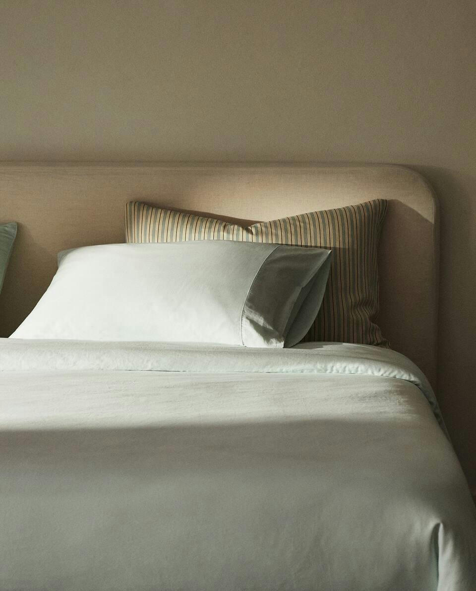 (300 THREAD COUNT) WASHED SATEEN DUVET COVER