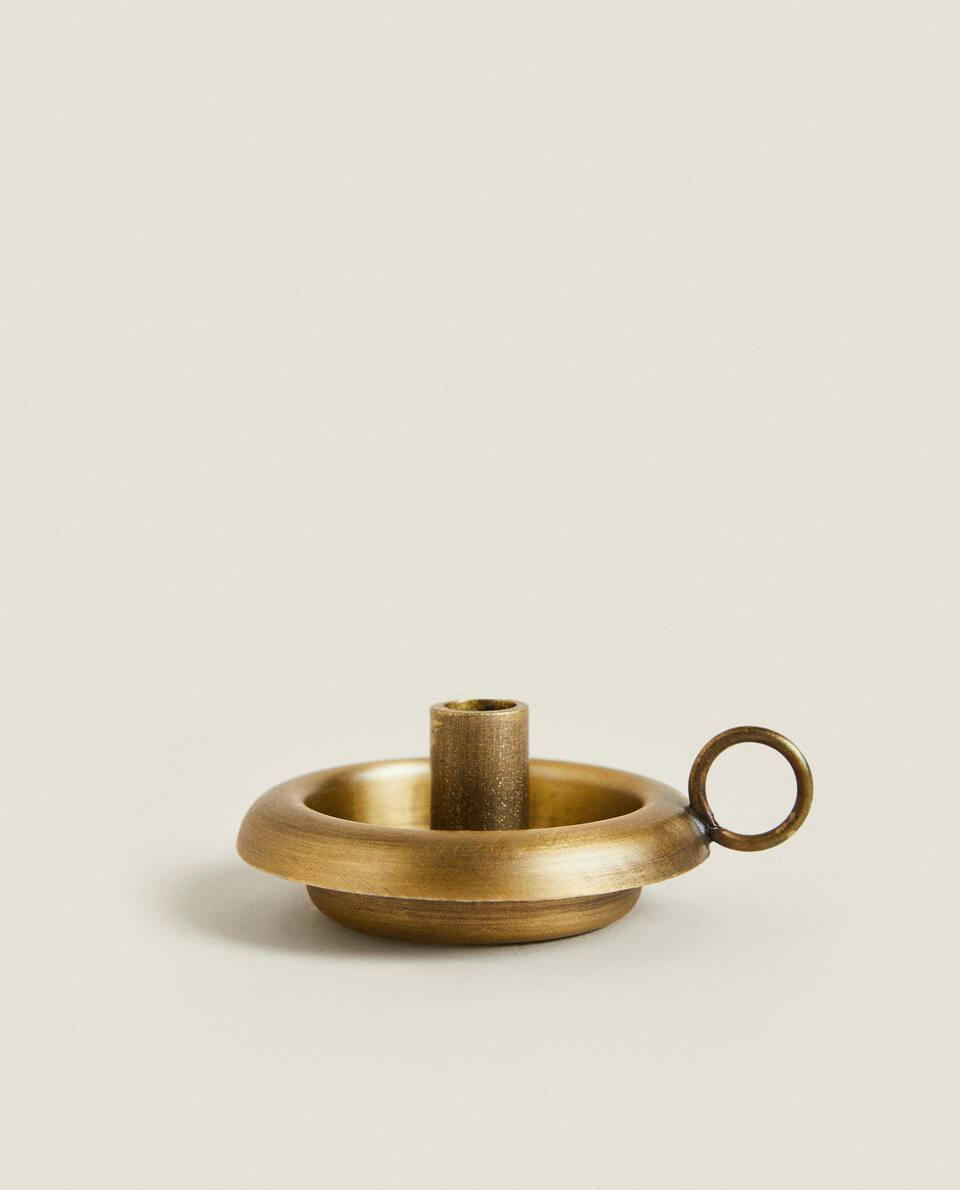 GOLD TEALIGHT HOLDER