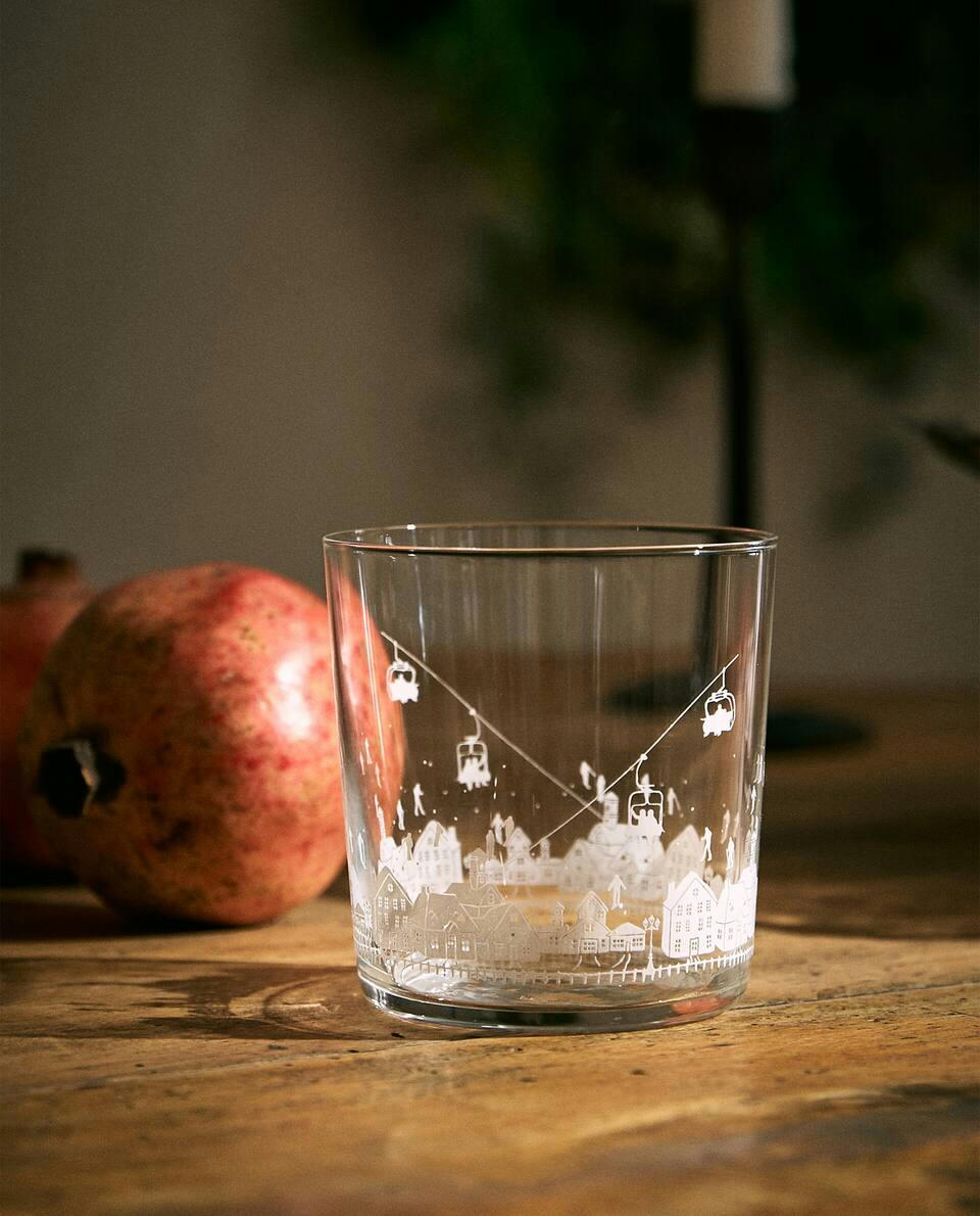 CHRISTMAS SKI SLOPE TRANSFER TUMBLER