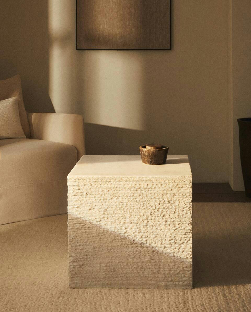 MARBLE CUBE SIDE TABLE X STUDIO NICHOLSON