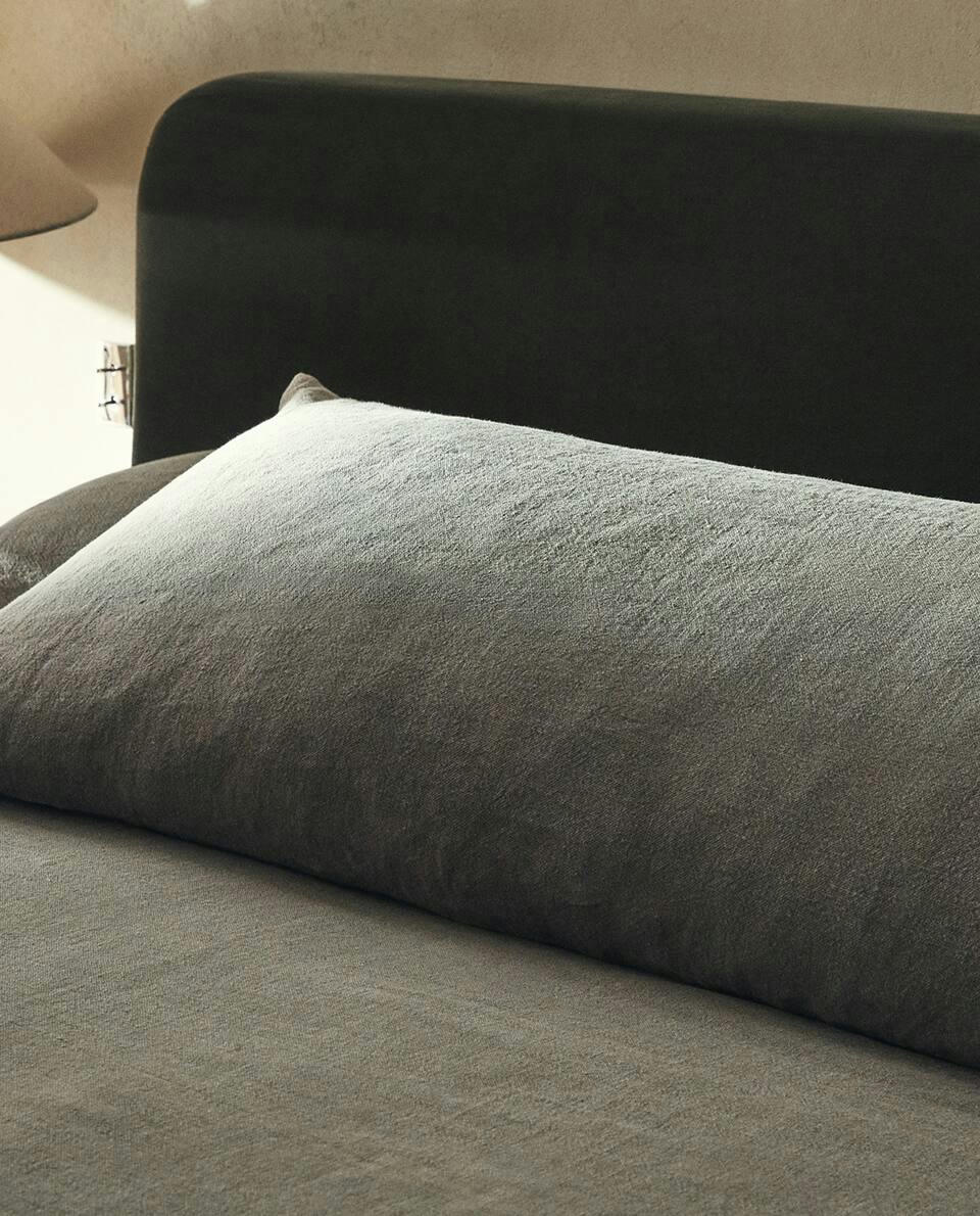 WASHED LINEN CUSHION COVER
