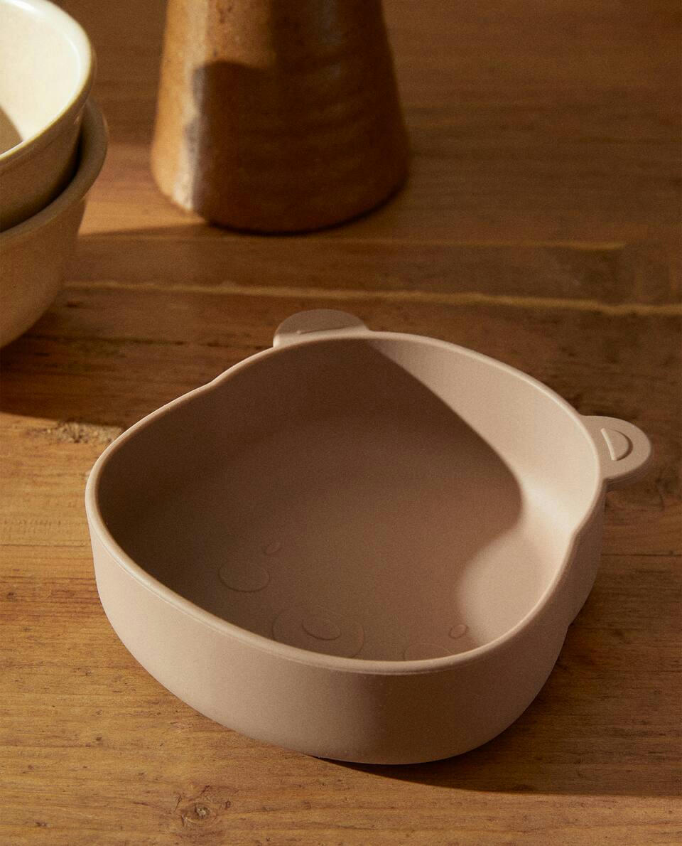 SILICONE BEAR BOWL