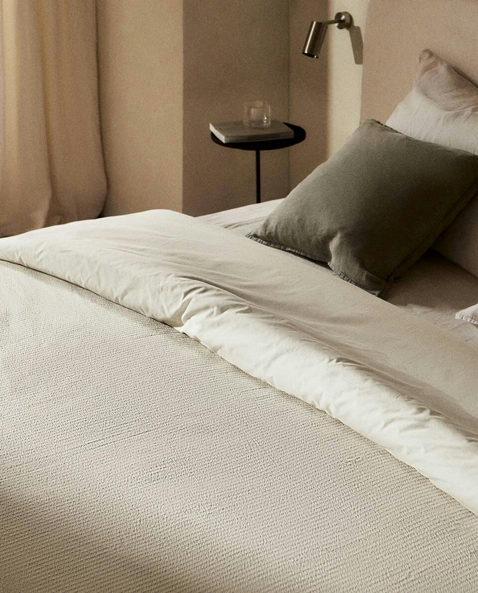 STRIPED SEERSUCKER DUVET COVER