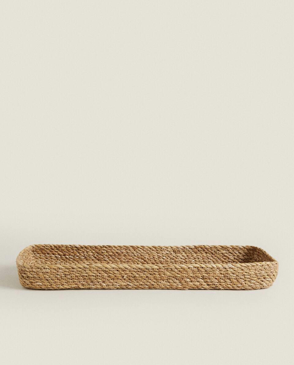 LONG WOVEN BASKET