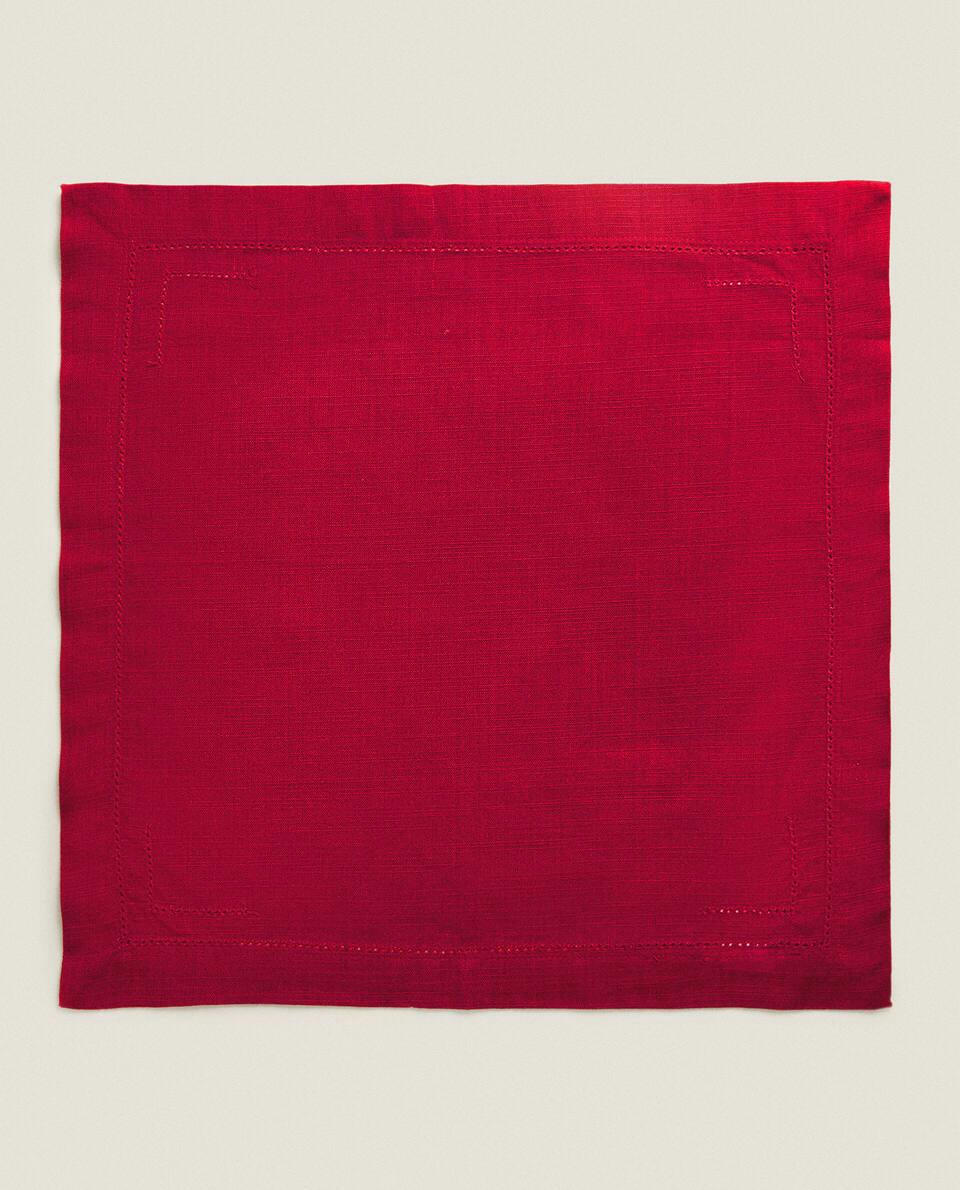 PACK OF HEMSTITCHED CHRISTMAS NAPKINS (PACK OF 2)