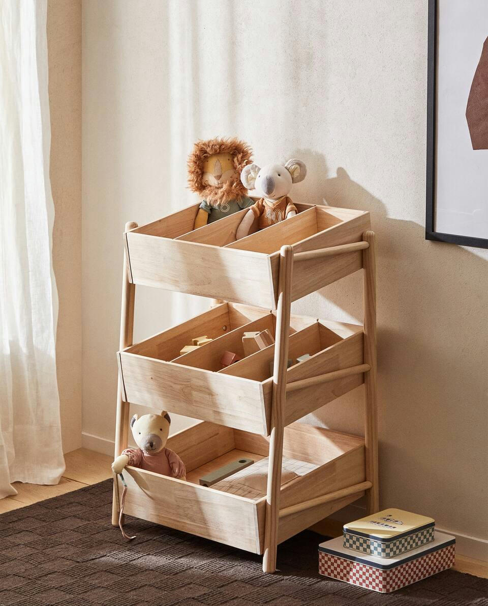 CHILDREN'S SHELVES WITH DRAWERS