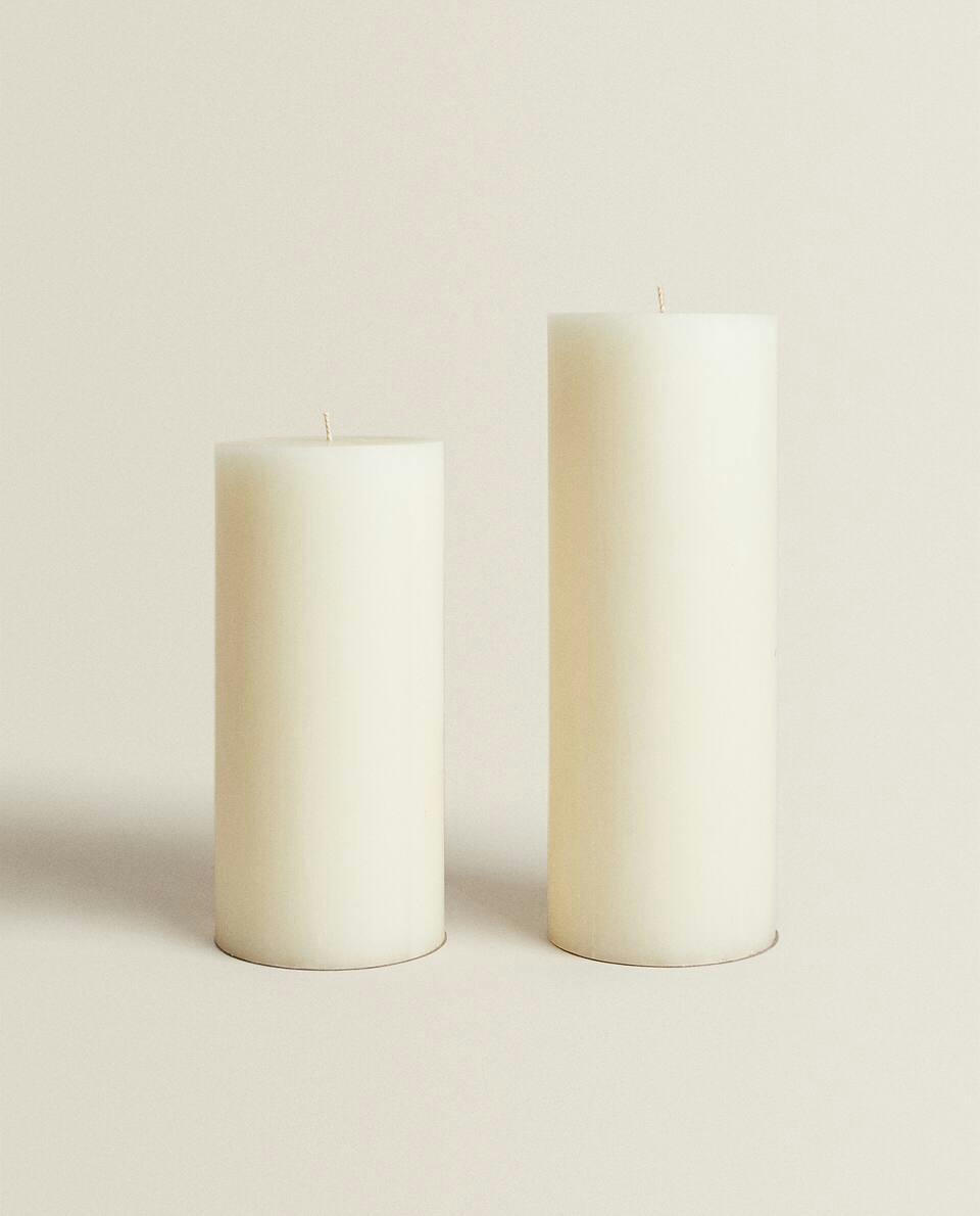 LONG CYLINDRICAL CANDLE
