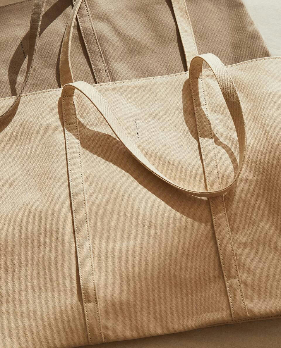 LARGE FABRIC TOTE BAG