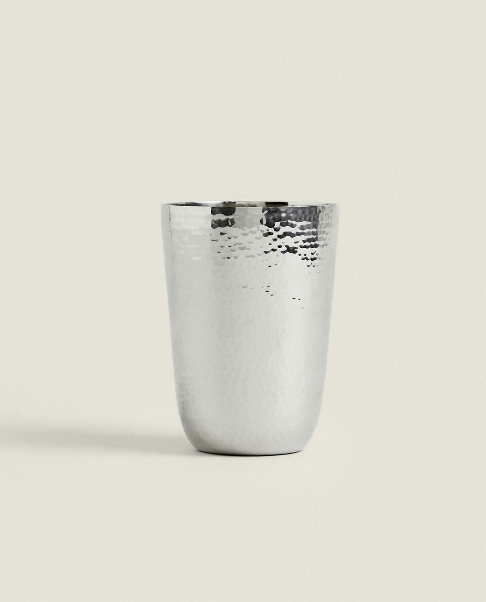 HAMMERED METAL TUMBLER