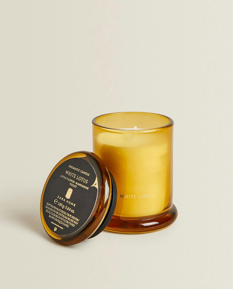 WHITE LOTUS SCENTED CANDLES Zara Home